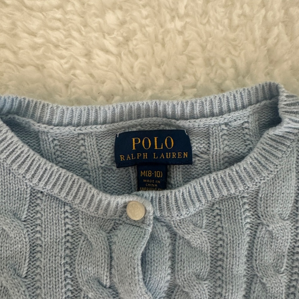 Girls Polo Ralph Lauren Sweater size 8-10 - Picture 3 of 4